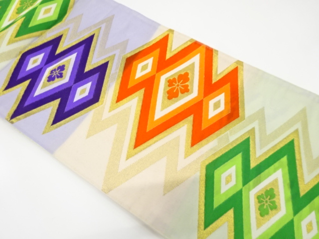 Japanese Kimono / Antique / Fukuro Obi Silk